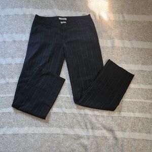Lola Black Pinstripe Trousers